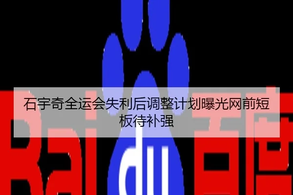 石宇奇全运会失利后调整计划曝光网前短板待补强